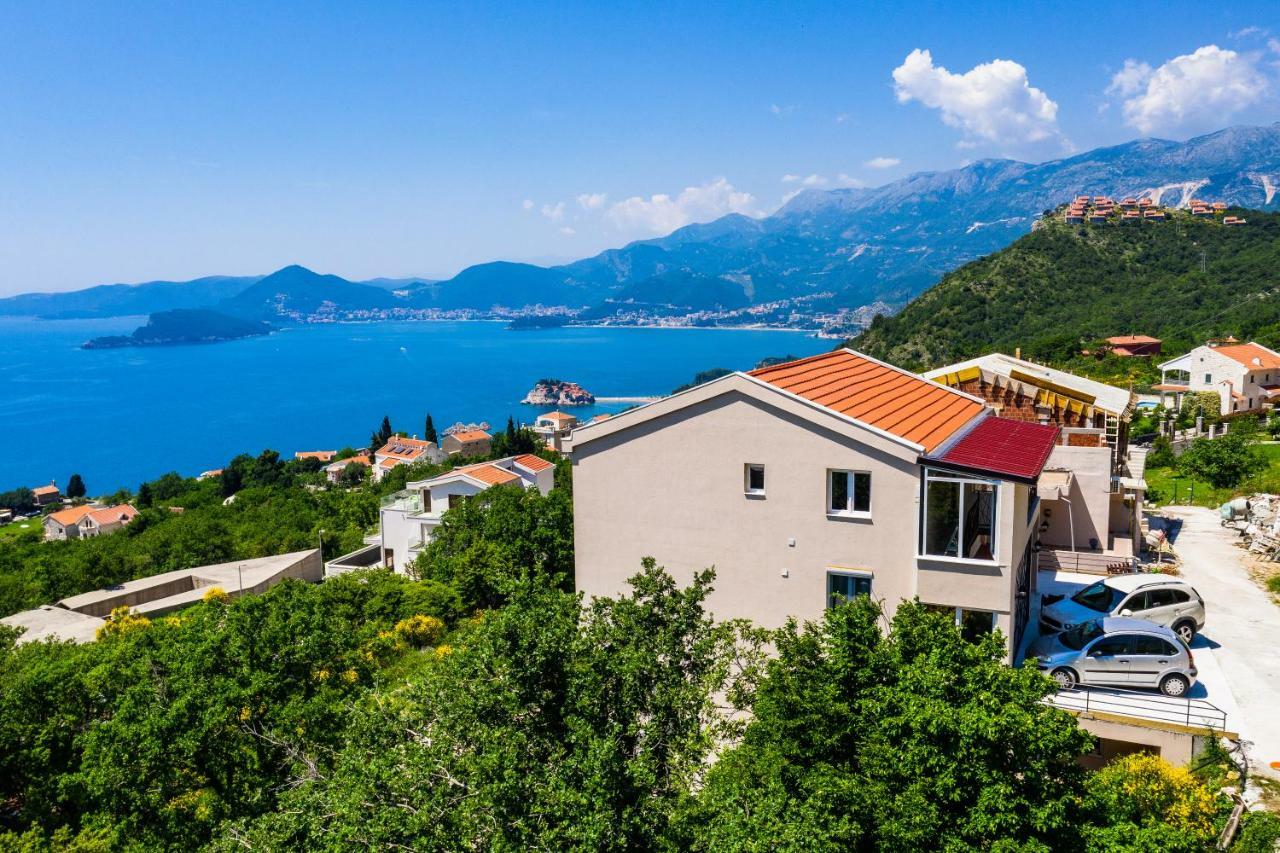 Apartmani Visum Ilha Sveti Stefan Exterior foto